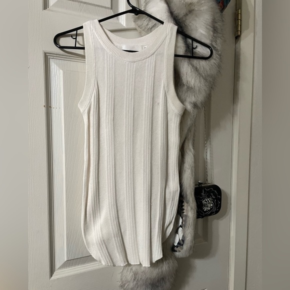 Michael Kors and Moussy Cashmere Blend Cream Tanks - Picture 12 of 16